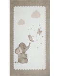 Dywanik dziecięcy 80x150 Baby 1 beżowy/różowy Eurofirany 