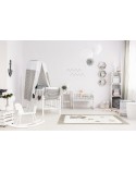 Dywanik dziecięcy 80x150 Baby 1 beżowy/różowy Eurofirany 