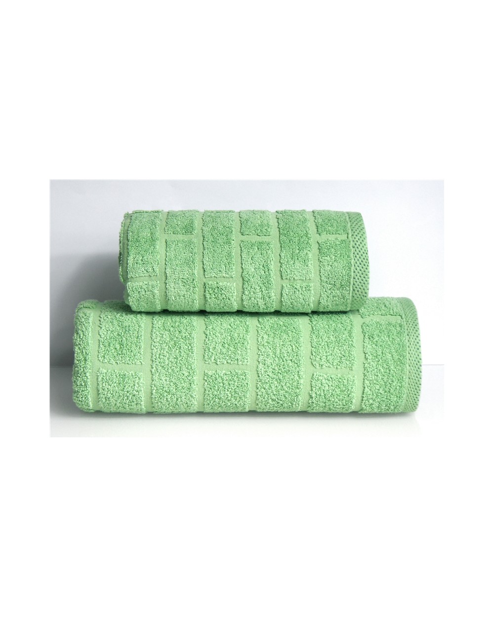 Ręcznik bawełna 70x140 Brick fresh green Greno