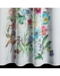 Zasłona 140x250 Spring biała/zielona Eurofirany 