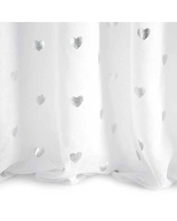 Firana 140x250 Benay biała/srebrna Eurofirany Firana 140x250 Benay biała/srebrna Eurofirany