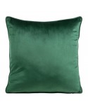 Poszewka velvet 40x40 Mel ciemnozielona/czarna Eutofirany