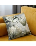 Poszewk velvet 40x40 Sandy stalowa/srebrna Eurofirany