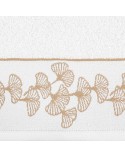Ręcznik bawełna 70x140 Blanca 10 biały/złoty Eurofirany 