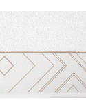 Ręcznik bawełna 50x90  Blanca 9 biały/złoty Eurofirany 