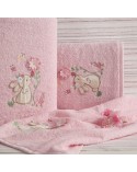 Ręcznik bawełna 70x140 Baby 47 różowy Eurofirany