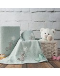 Ręcznik bawełna 70x140 Baby 48 niebieski Eurofirany