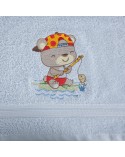 Ręcznik bawełna 70x140 Baby 51 niebieski Eurofirany