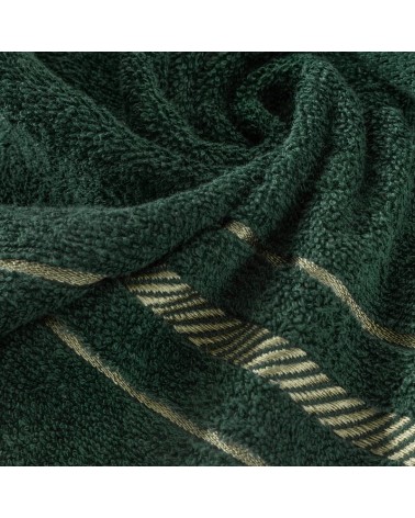 Ręcznik bawełna 30x50 Koral ciemnozielony Eurofirany