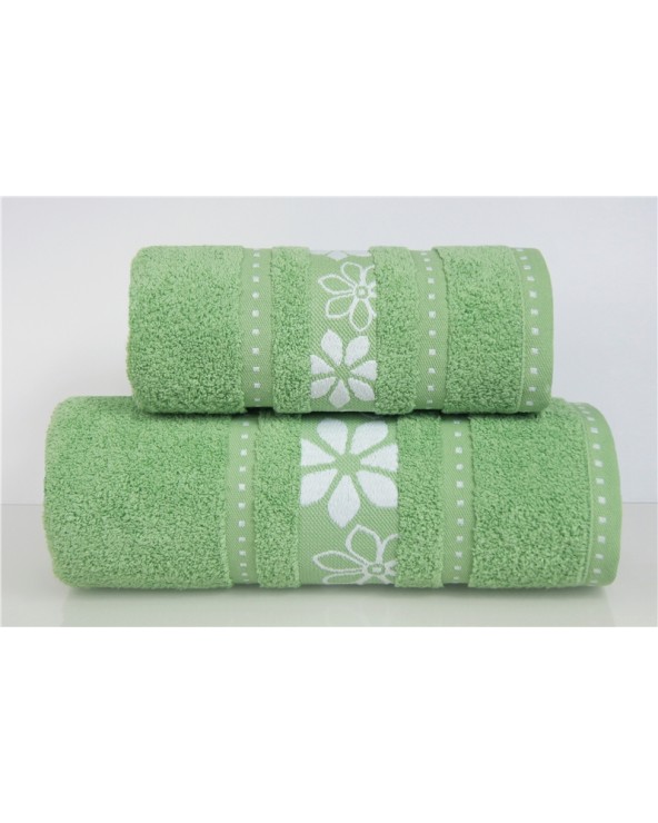 Ręcznik bawełna 30x50 Margarita zielony Greno