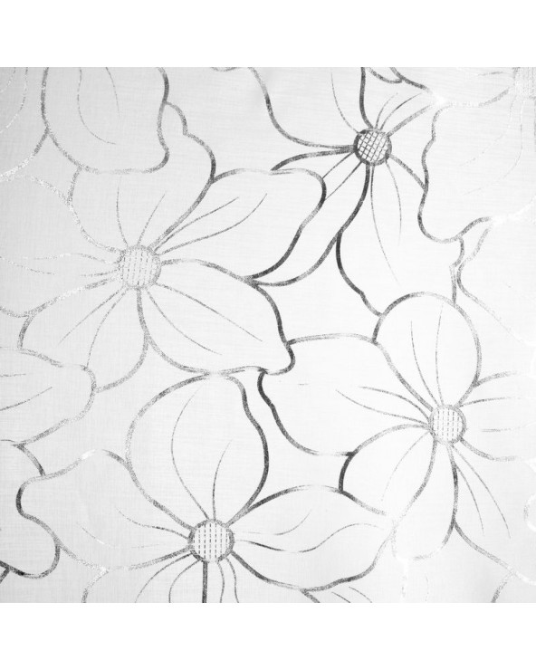 Firana 140x250 Alisa biała/srebrna Eurofirany 