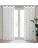 Firana 140x250 Elsa biała/żółta Eurofirany