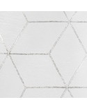 Firana 140x250 Seylan biała/srebrna Eurofirany
