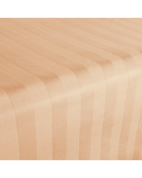 Prześcieradło bambusowe 220x260 Stripe bez gumki Beige Darymex