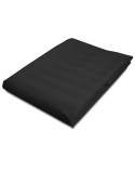 Prześcieradło bambusowe 220x260 Stripe bez gumki Black Darymex