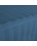 Prześcieradło bambusowe 220x260 Stripe bez gumki Cornflower Darymex