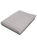 Prześcieradło bambusowe 160x240 Stripe bez gumki Grey Darymex