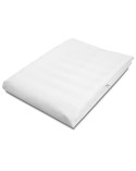 Prześcieradło bambusowe 160x240 Stripe bez gumki White Darymex