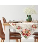 Obrus 100x100 Cho 1182 czerwony Eurofirany 
