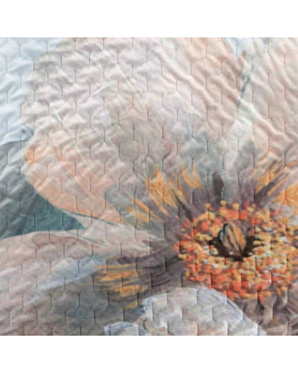 Narzuta welwetowa 220x240 Aline niebieska Eurofirany