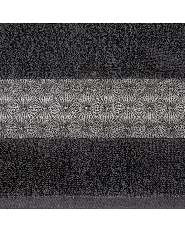 Ręcznik bawełna 70x140 Malika grafitowy Eurofirany 