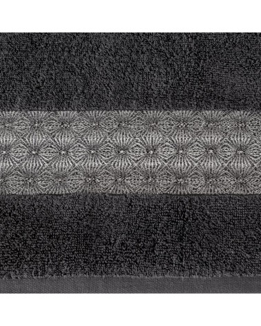 Ręcznik bawełna 70x140 Malika grafitowy Eurofirany 