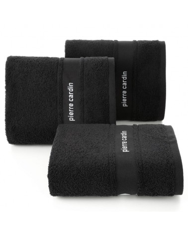 Ręcznik bawełna 70x140 Pierre Cardin Nel czarny Eurofirany 