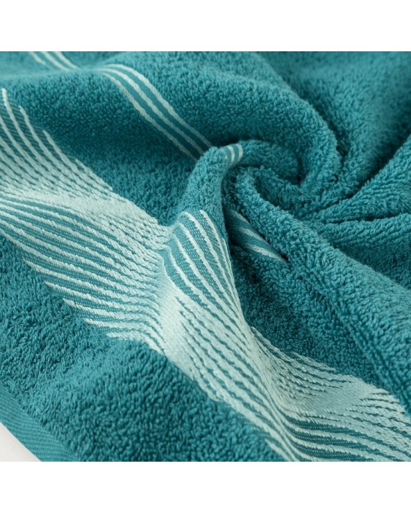 Ręcznik bawełna 50x90 Sylwia 2 turkusowy Eurofirany 