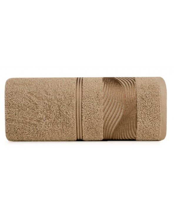 Ręcznik bawełna 70x140 Sylwia 2 brązowy Eurofirany Ręcznik bawełna 70x140 Sylwia 2 brązowy Eurofirany