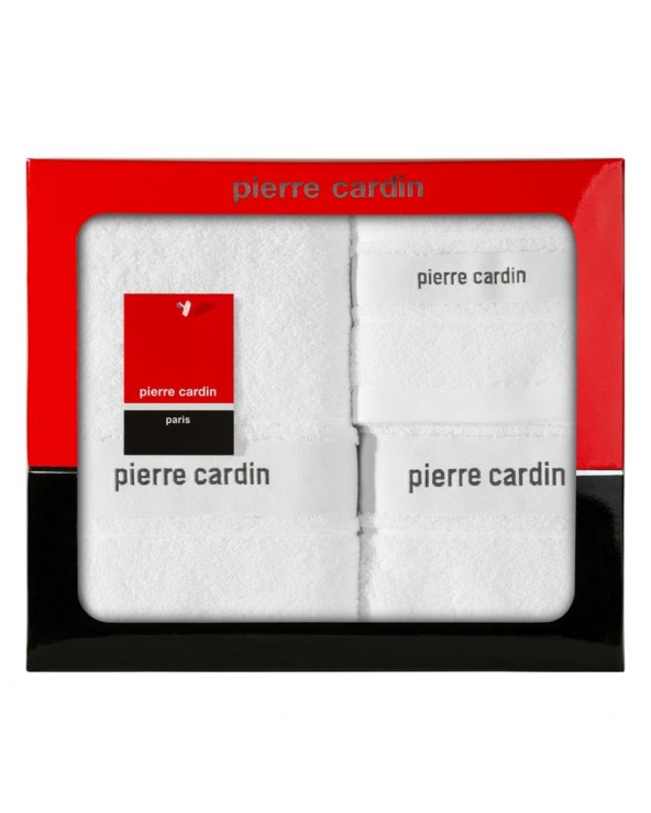 Ręcznik bawełna 30x50 + 50x90 + 70x140 kpl 3 szt Pierre Cardin Nel biały Eurofirany Ręcznik bawełna 30x50 + 50x90 + 70x140 kpl 3 szt Pierre Cardin Nel biały Eurofirany