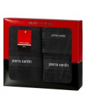 Ręcznik bawełna 30x50 + 50x90 + 70x140 kpl 3 szt Pierre Cardin Nel czarny Eurofirany
