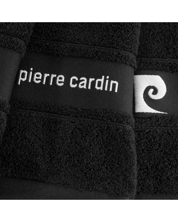Ręcznik bawełna 30x50 + 50x90 + 70x140 kpl 3 szt Pierre Cardin Nel czarny Eurofirany Ręcznik bawełna 30x50 + 50x90 + 70x140 kpl 3 szt Pierre Cardin Nel czarny Eurofirany