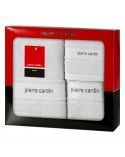 Ręcznik bawełna 30x50 + 50x90 + 70x140 kpl 3 szt Pierre Cardin Nel srebrny Eurofirany