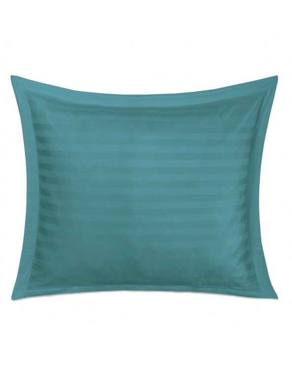 Poszewka bambusowa 70x80 + listwa Stripe Sea Turquoise Darymex