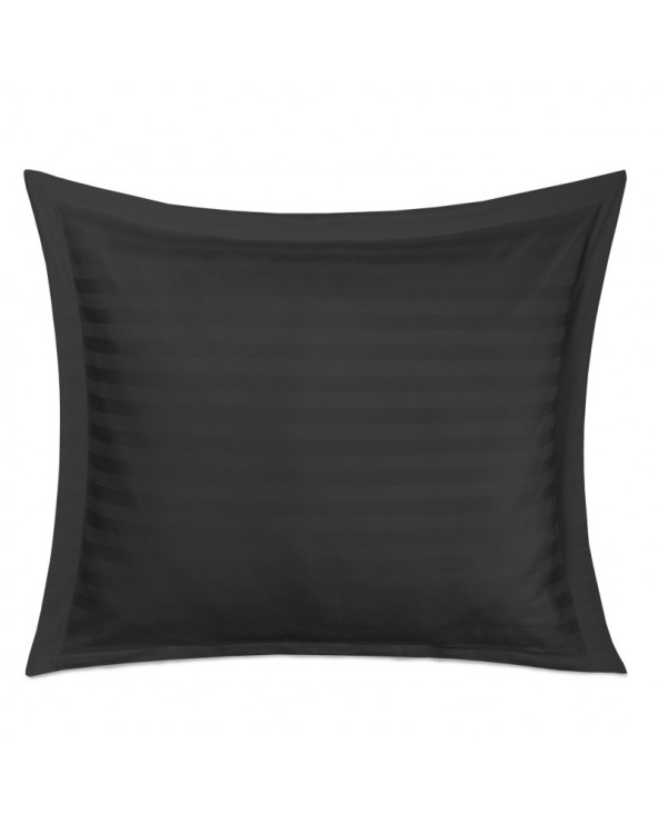 Poszewka bambusowa 70x80 + listwa Stripe Black Darymex