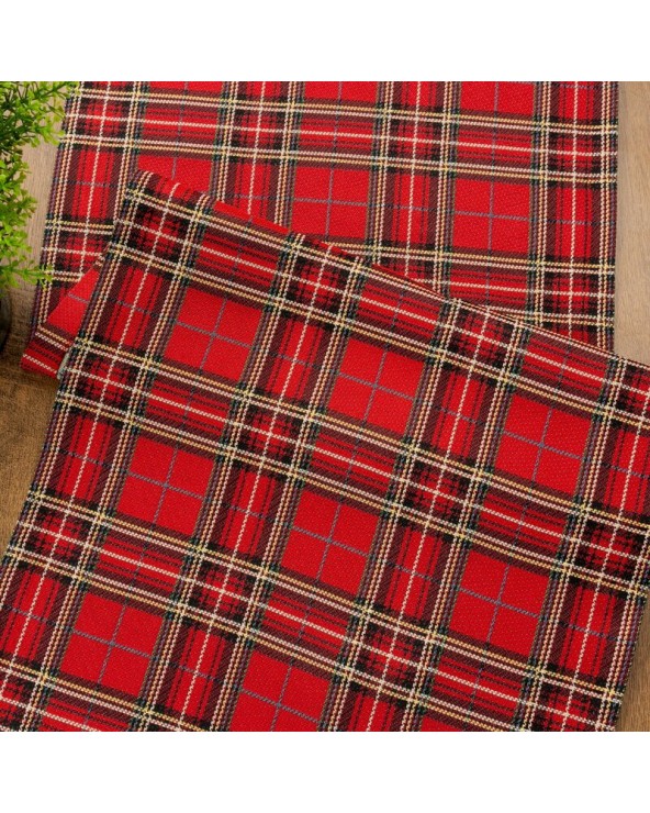 Obrus 85x85 Look czerwony Eurofirany Obrus 85x85 Look czerwony Eurofirany