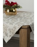 Obrus 85x85 Noel 2 srebrny Eurofirany 