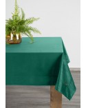 Obrus 145x300 Velvet ciemnozielony Eurofirany