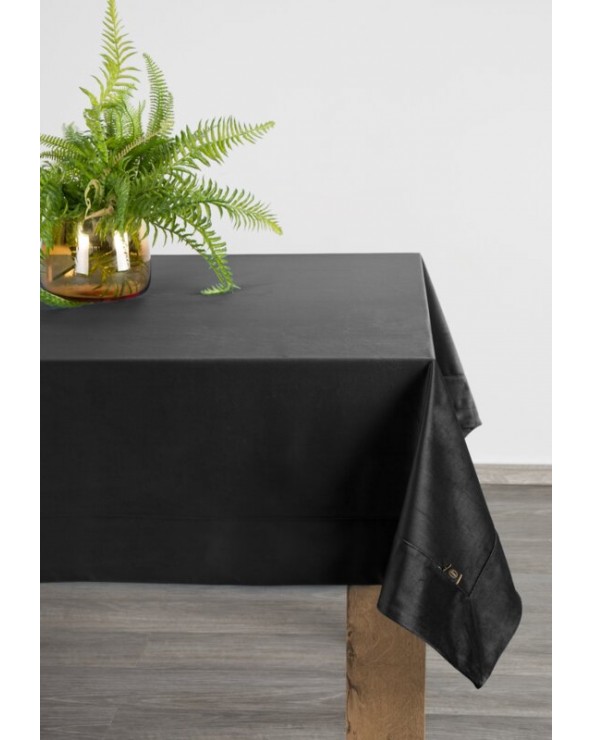 Obrus 145x300 Velvet czarny Eurofirany Obrus 145x300 Velvet czarny Eurofirany