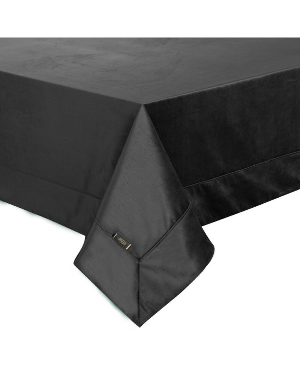 Obrus 145x300 Velvet czarny Eurofirany Obrus 145x300 Velvet czarny Eurofirany