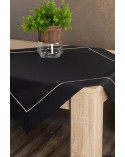 Obrus 85x85 Madele czarny Eurofirany 
