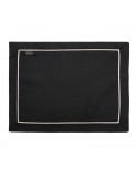 Serwetka 30x40 Madele kpl 4 szt czarna Eurofirany