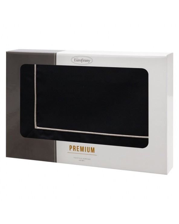 Obrus 145x280 Madele czarny Eurofirany Obrus 145x280 Madele czarny Eurofirany