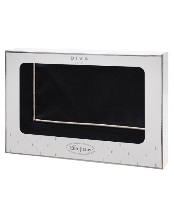Obrus 145x280 Karin czarny Eurofirany Obrus 145x280 Karin czarny Eurofirany