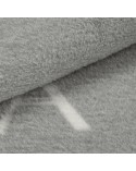 Koc bawełniany 220x240 Silk 6 srebrny/biały Eurofirany 