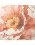 Koc bawełniany 150x200 Chloe pomarańczowy/kremowy Eurofirany 