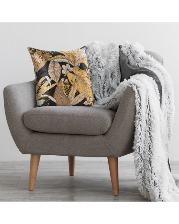 Poszewka velvet 40x40 Adel czarna/złota Eurofirany Poszewka velvet 40x40 Adel czarna/złota Eurofirany