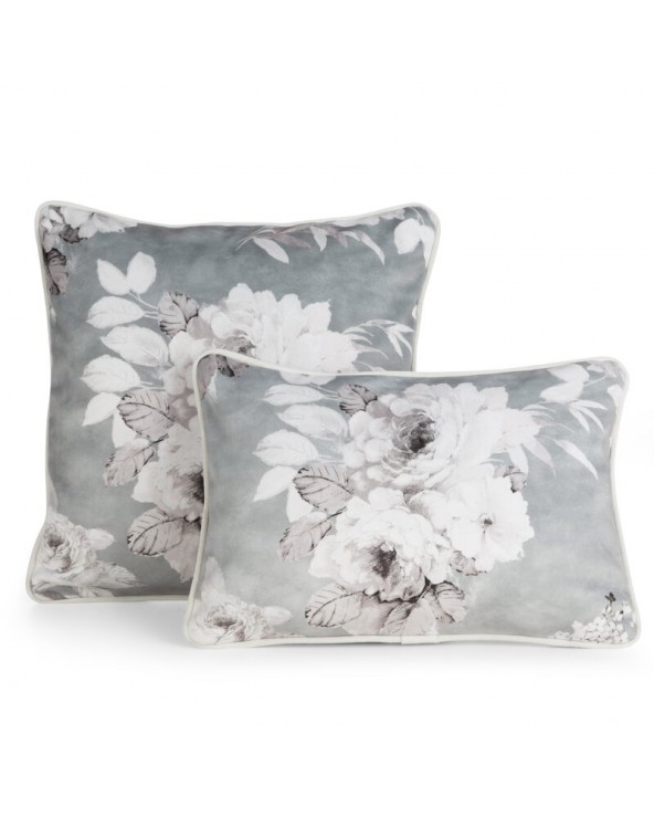 Poszewka velvet 45x45 Ginebra popielata Eurofirany