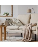 Poszewka velvet 45x45 Ginebra popielata Eurofirany