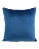 Poszewka velvet 40x40 Mel 2 granatowa/srebrna Eurofirany 